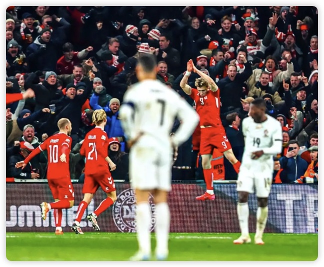 03月21日 欧国联1/4赛决赛首回合 丹麦vs葡萄牙 全场录像回放