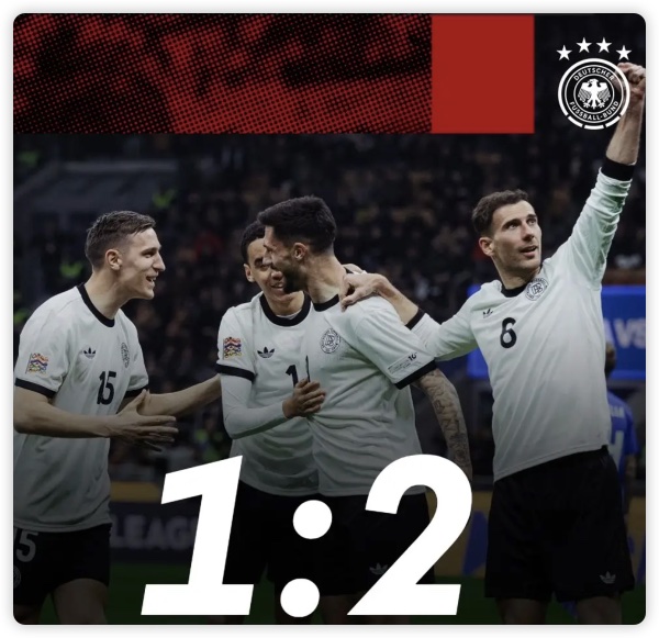 03月21日 欧国联1/4赛决赛首回合 意大利vs德国 全场录像回放