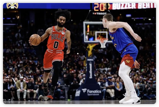 03月25日 NBA常规赛 公牛vs掘金 全场录像回放